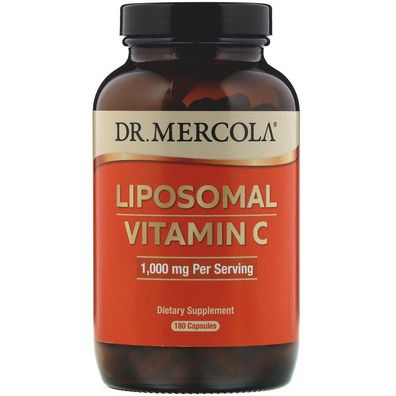 Dr. Mercola, liposomales Vitamin C, 1.000 mg, 180 Kapseln