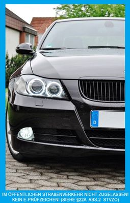 LED Tagfahrlicht 20W 6000k Angel Eyes Standlicht für BMW 3er E91 Vorfacelift