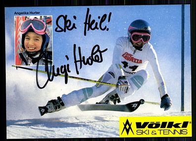 Angelika Hurler Autogrammkarte Original Signiert Skialpine + A 86720