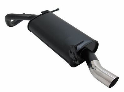 Novus Sportauspuff Endschalld/ämpfer Gruppe N A2532ED90 mit Endrohr 2 x 90mm DTM