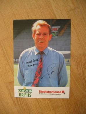 Präsident 1. FC Kaiserslautern Norbert Thines - handsigniertes Autogramm!!!