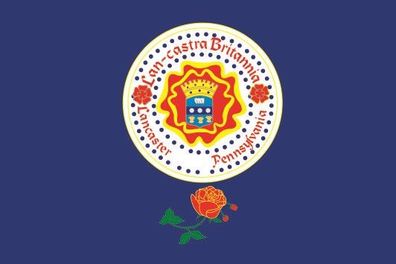 Fahne Flagge Lancaster City (Pennsylvania) Premiumqualität