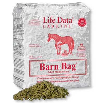 Life Data LABS Barn Bag 5 kg Pferdefutter Nahrungsergänzungsmittel Stoffwechsel