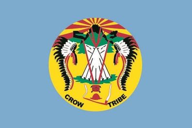 Fahne Flagge Crow Indianer Premiumqualität