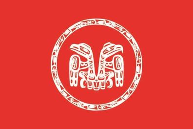 Fahne Flagge Haida Indianer Premiumqualität