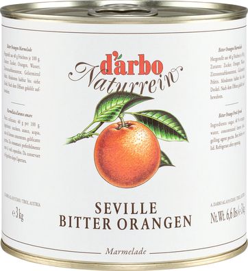 Food-United Seville BITTER Orangen Marmelade 3kg Dose von DARBO