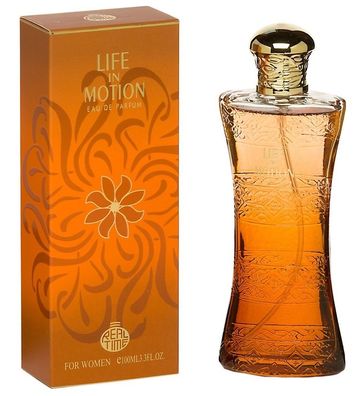 Eau de Parfum for woman 100ml Life in Motion Parfüm Frauenduft Real Time