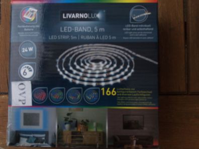 LED-Band Livarno Lux 5m Fernbedienung dimmbar 166 Lichteffekte 150 LEDs
