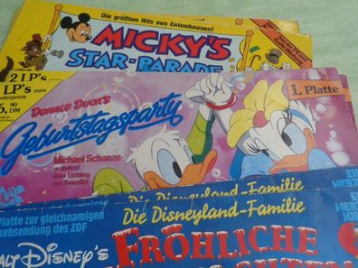 LP ariola K-tel Walt Disneyland Fröhliche Weihnachten Geburtstagsparty Starparade