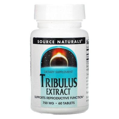 Source Naturals, Tribulus, 750 mg, 60 Tabletten