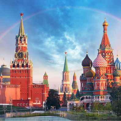 Muralo VLIES Fototapeten Tapeten XXL Kreml Moskau orthodoxe Kirche 2705