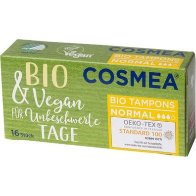 Cosmea Bio Tampon Normal Vegan 16 St?ck