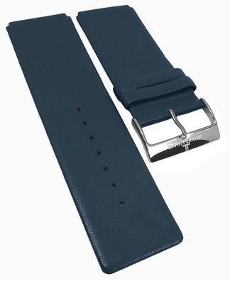 Jacques Lemans Design Collection | Uhrenarmband Leder blau 1-2057R