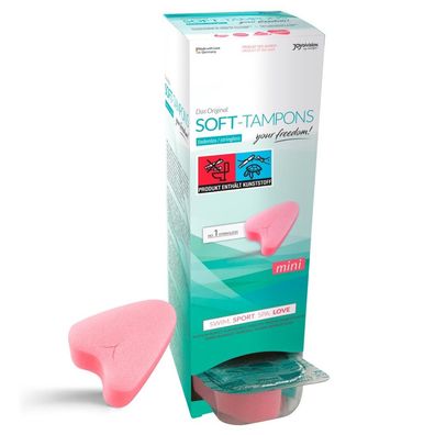 Joydivision Soft Tampons Mini 10 Stück fadenlos Sex anatomisch Neu Original