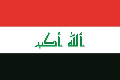 Aufkleber Fahne Flagge Irak in verschiedene Größen