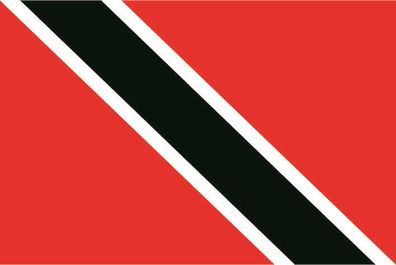 Aufkleber Fahne Flagge Trinidad & Tobago in verschiedene Größen