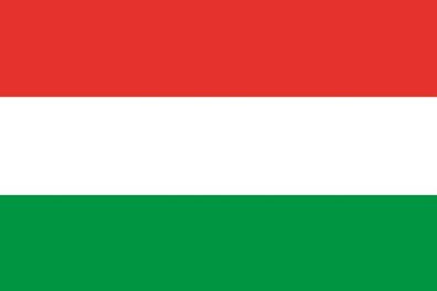 Aufkleber Fahne Flagge Ungarn in verschiedene Größen