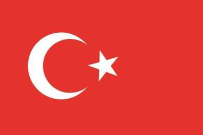 Aufkleber Fahne Flagge Türkei in verschiedene Größen