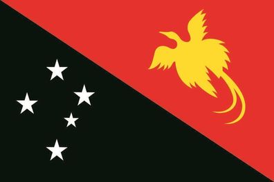 Aufkleber Fahne Flagge Papua Neuguinea in verschiedene Größen