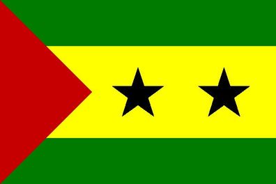Aufkleber Fahne Flagge Sao Tomé & Principe in verschiedene Größen