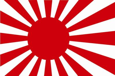 Aufkleber Fahne Flagge Japan Kriegsflagge in verschiedene Größen