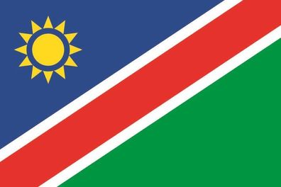 Aufkleber Fahne Flagge Namibia in verschiedene Größen