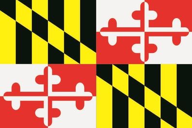 Aufkleber Fahne Flagge Maryland in verschiedene Größen