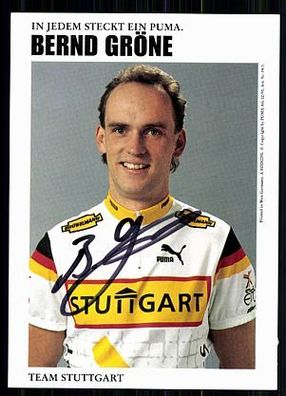 Bernd Gröne Autogrammkarte Original Signiert Radfahren + A 86827
