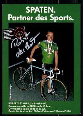 Robert Lechner Autogrammkarte Original Signiert Radfahren + A 86831