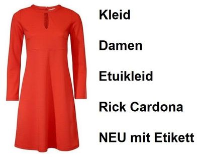 Kleid Damen Etuikleid Größe 44 Rick Cardona D8°2485. NEU mit Etikett.