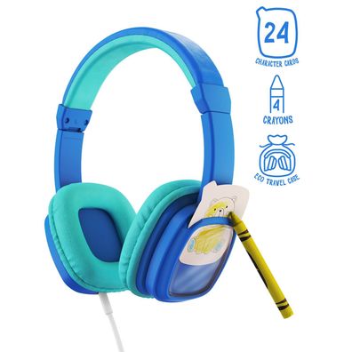 Planet Buddies Color&Swap Headphones Boys - Blau