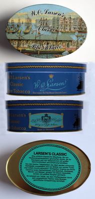 W.O. Larsens´s Classic Pipe Tobacco alte Blechdose ohne BarCode Tabakdose