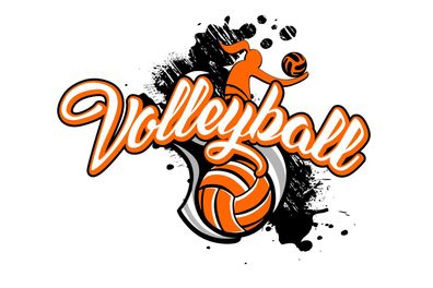 Muralo VLIES Fototapeten Tapeten XXL Volleyball Aufschrift Dekor 3341
