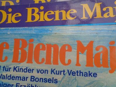 LP ariola marcato Die Biene Maja Kurt Vethake Benno Schurr Hörspiel Waldemar Bonsels
