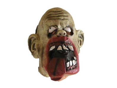 Karnevalsmaske Zombie Monster Maske für Fasching Fastnacht und Party Latexmaske