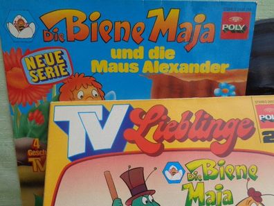 LP Poly Die Biene Maja & die Maus Alexander James Last TV Lieblinge DLP Hörspiel