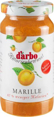 Food-United DIÄT-KONFITÜRE Aprikose Marille 330g mit 67% weniger Kalorien von DARBO