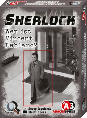 Abacusspiele Sherlock Wer ist Vincent Leblanc Krimi Ratespiel Rätsel PlayingCard