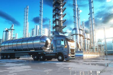 Muralo VLIES Fototapeten Tapeten XXL Büro Lastwagen Fabrik 3D 2972