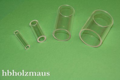 PLEXIGLAS® Rohr XT Klar Ø 20/18 mm Acrylglasrohr Länge wählbar
