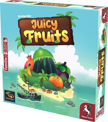 Pegasus Spiele 57802G Juicy Fruits Brettspiel Deep Print Games Planung Früchte