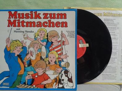 LP Decca Musik zum Mitmachen Henning Venske mit Anleitung Grundschule Kreativ
