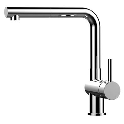 Küchenarmatur chrom Wasserhahn mit schwenkbarer Auslauf herausziehbarer Handbrause
