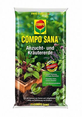 COMPO SANA® Anzucht- und Kräutererde 10l
