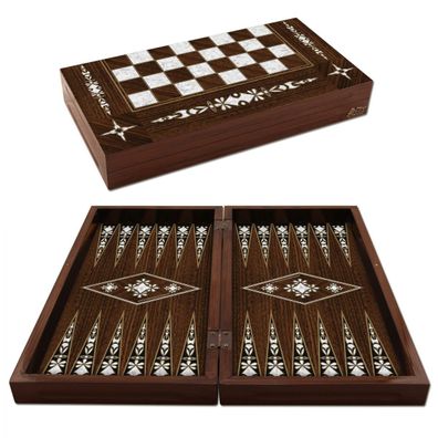 Backgammon Star Antik Yonca Tavla