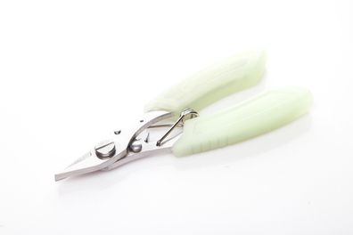 Ridge Monkey Nite Glo Braid Scissor - selbstleuchtende Schere auf für geflochtene