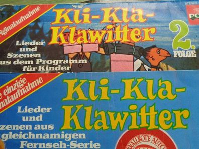 LP Poly Kli-Kla-Klawitter Elvira Klamotte Klicker Press 1974 Hörspiel
