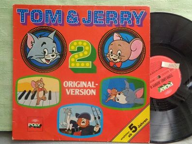 LP Poly Tom und Jerry Folge 2 Ilse Werner Press 1976 Hörspiel Comic Hanna Babera