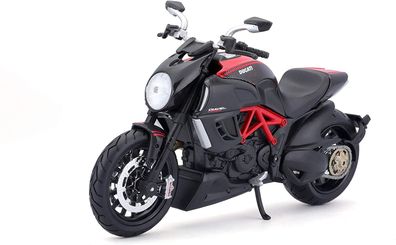 Maisto 5-11023 Modellmotorrad Ducati Diavel Carbon (schwarz-rot, Maßstab 1:12)