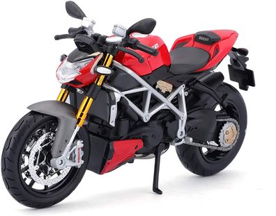 Maisto 5-11024 Ducati mod. Streetfighter S (schwarz-rot, Maßstab 1:12) Motorrad